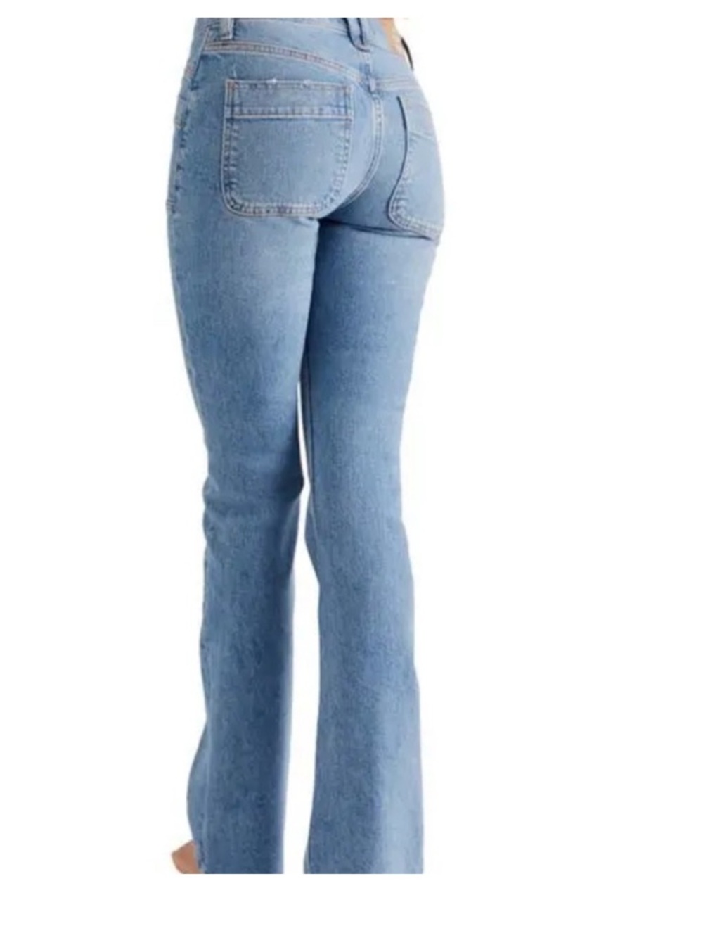 We The Free Aiden Slim Flare Blue Jeans Size 30 NWOT - Picture 3 of 15